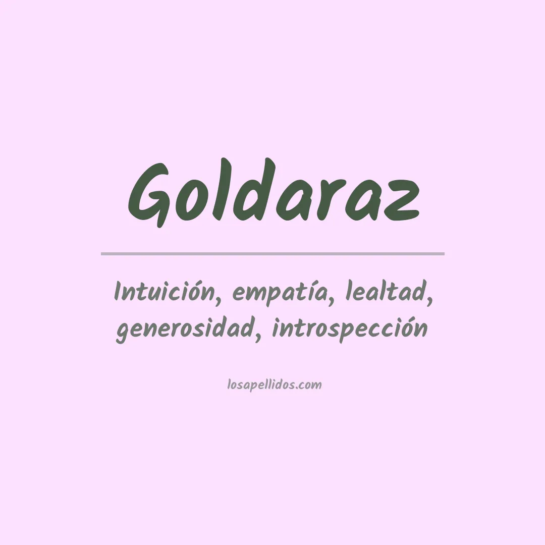 Apellido Goldaraz