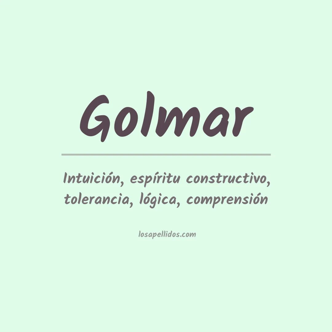 Apellido Golmar