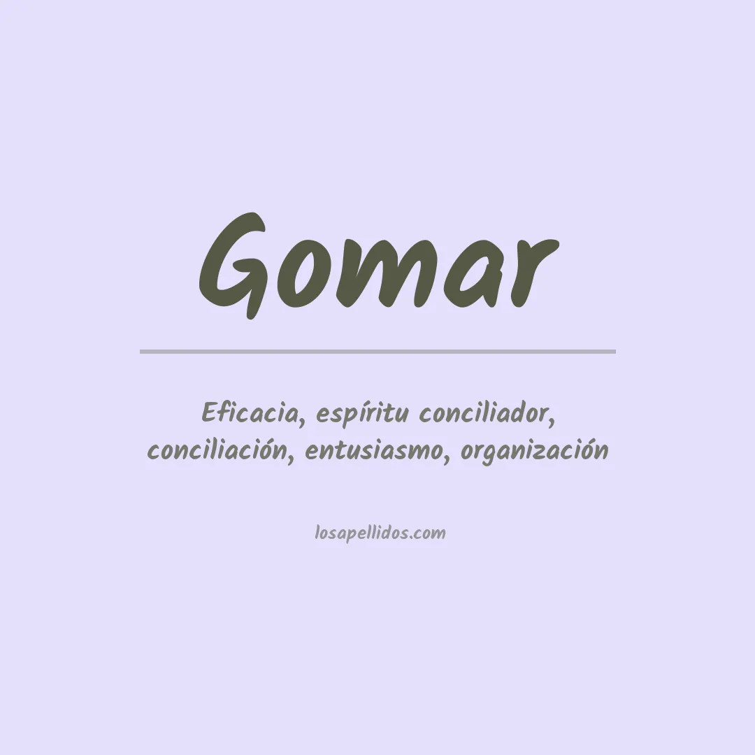 Apellido Gomar