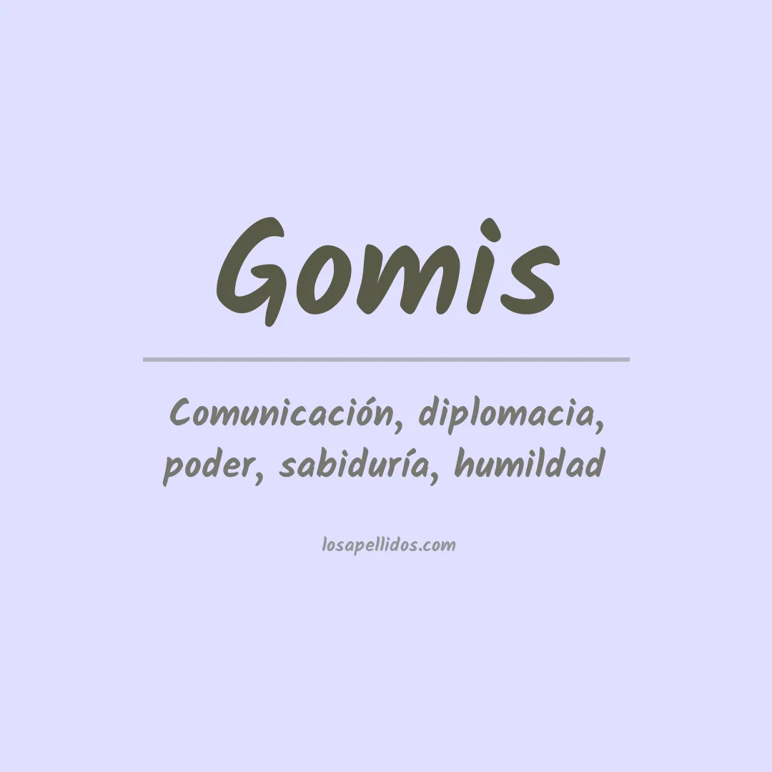 Apellido Gomis