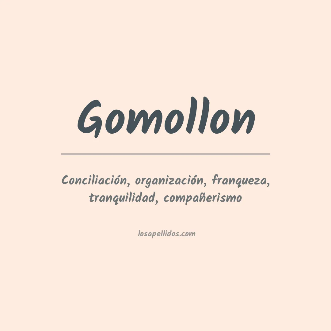 Apellido Gomollon