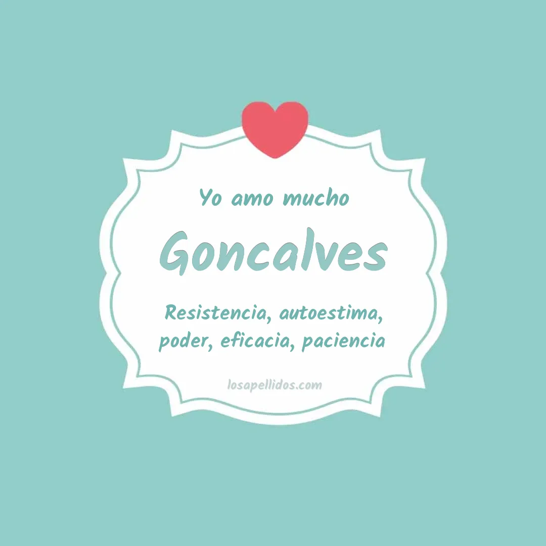 Yo amo mucho Goncalves