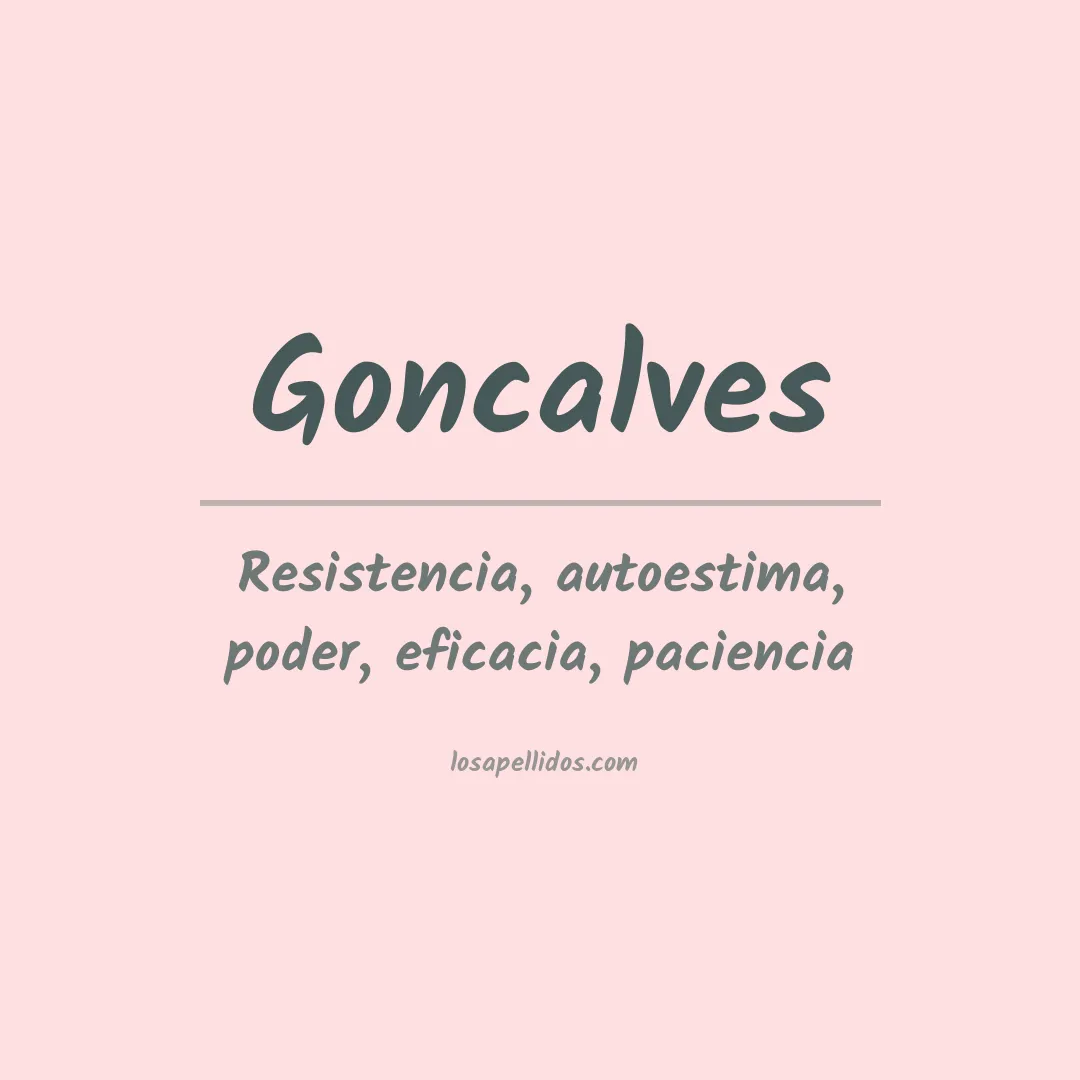 Apellido Goncalves