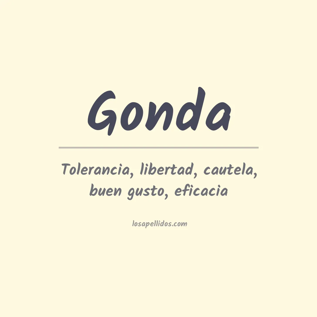Apellido Gonda