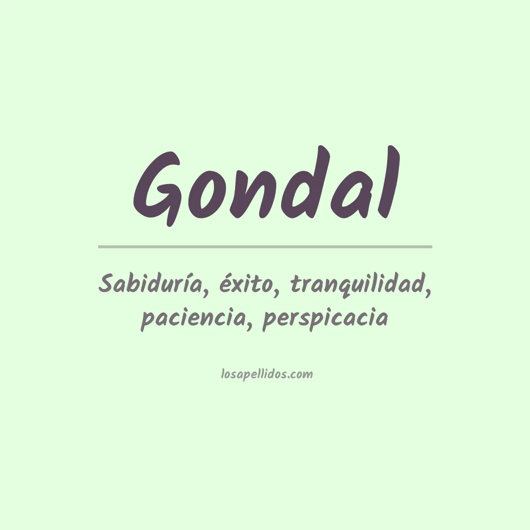 Apellido Gondal