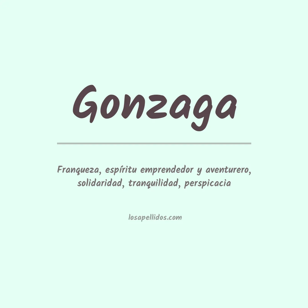 Apellido Gonzaga