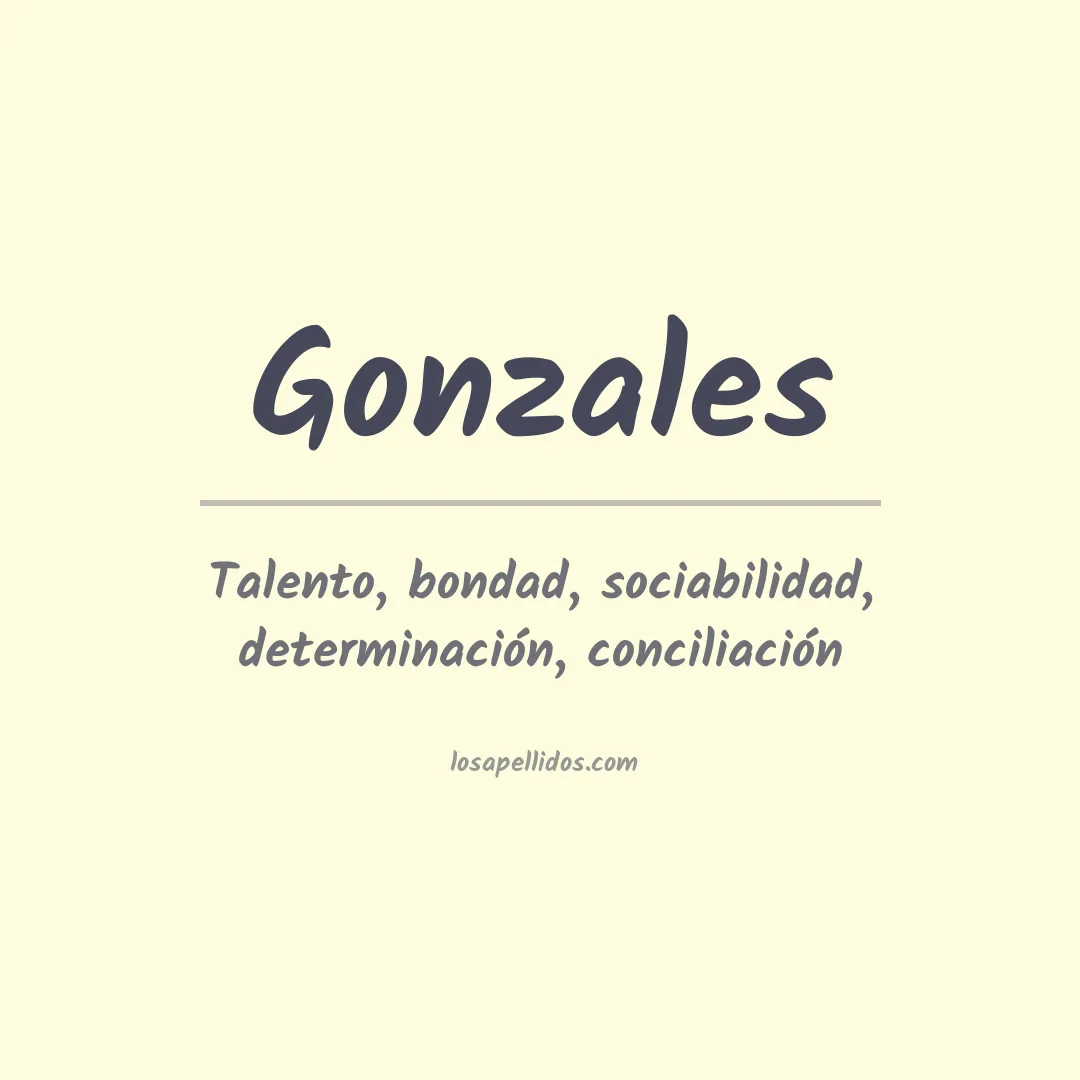 Apellido Gonzales