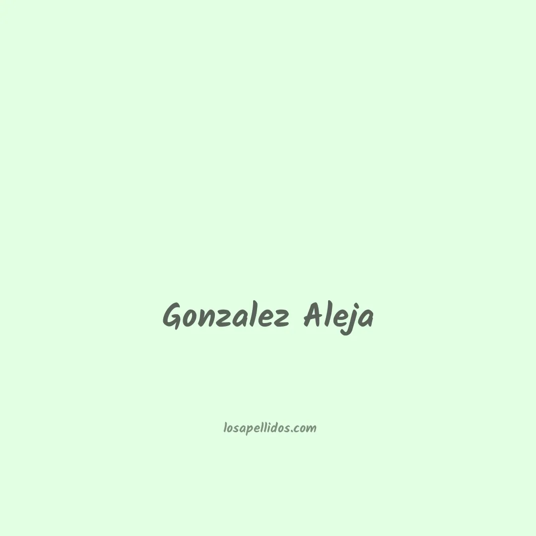 Gonzalez aleja en chino