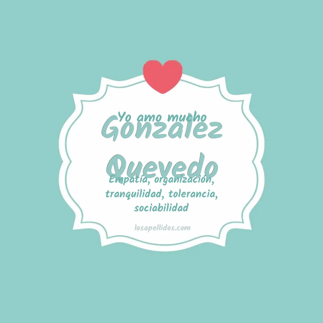 Yo amo mucho Gonzalez quevedo