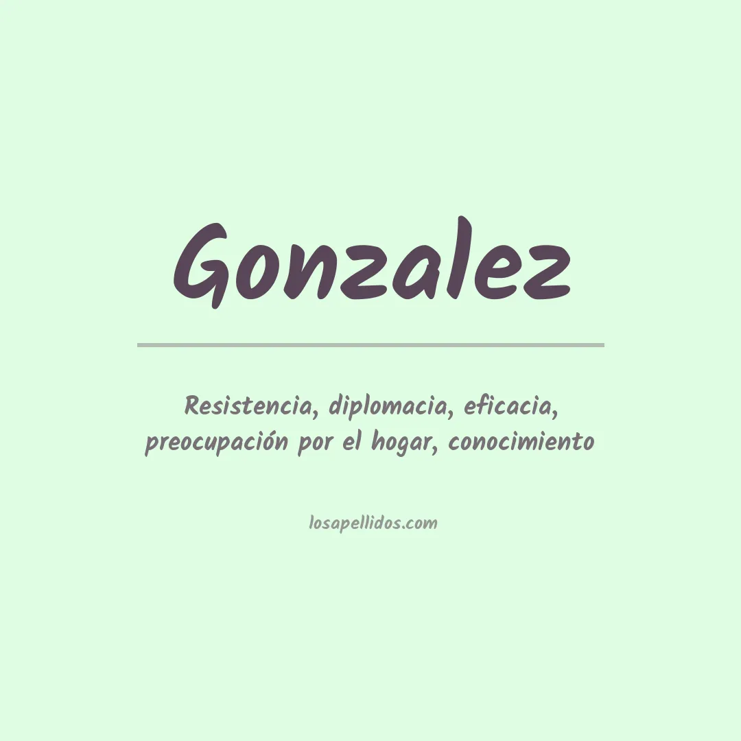 Apellido González