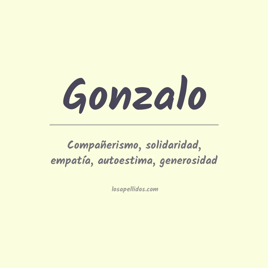 Apellido Gonzalo