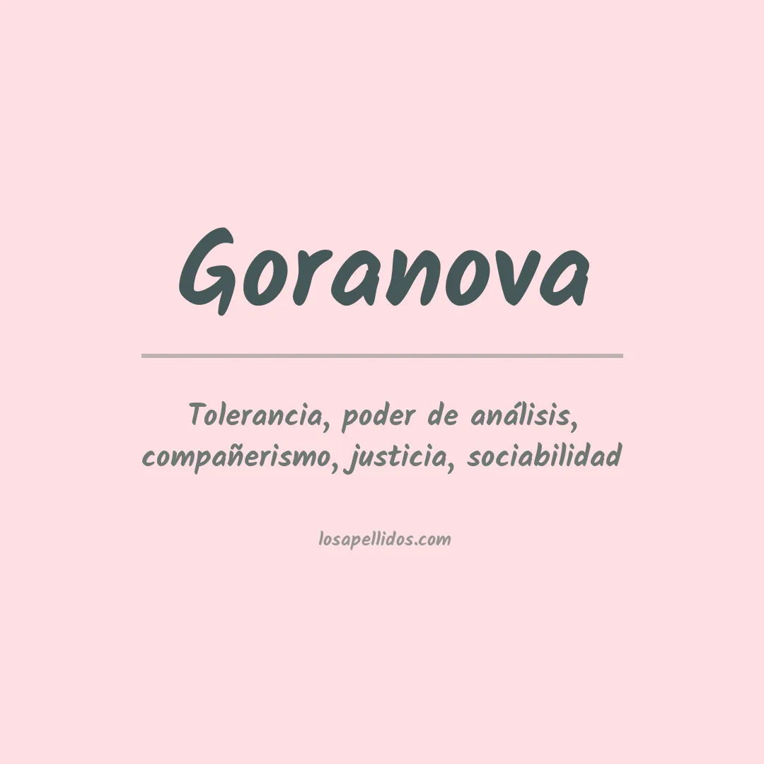 Apellido Goranova