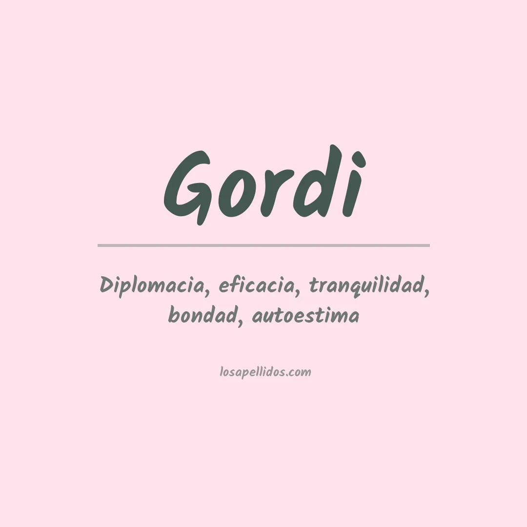 Apellido Gordi