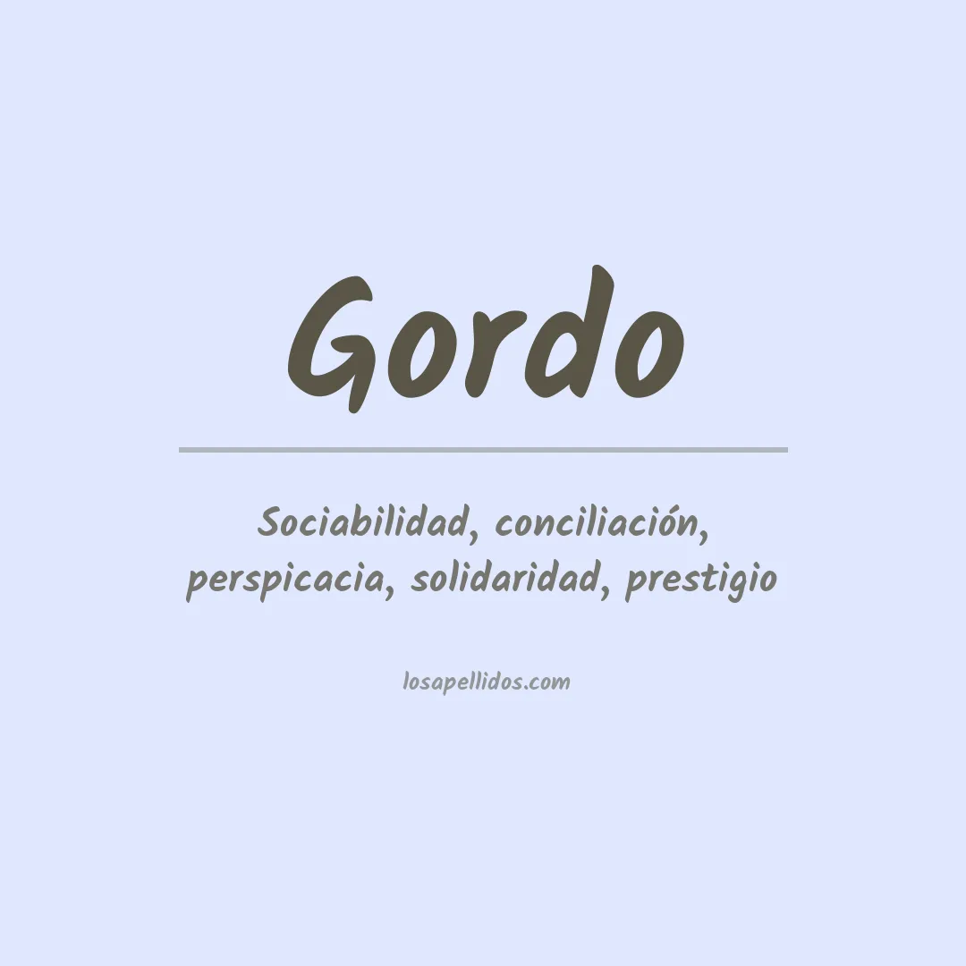 Apellido Gordo