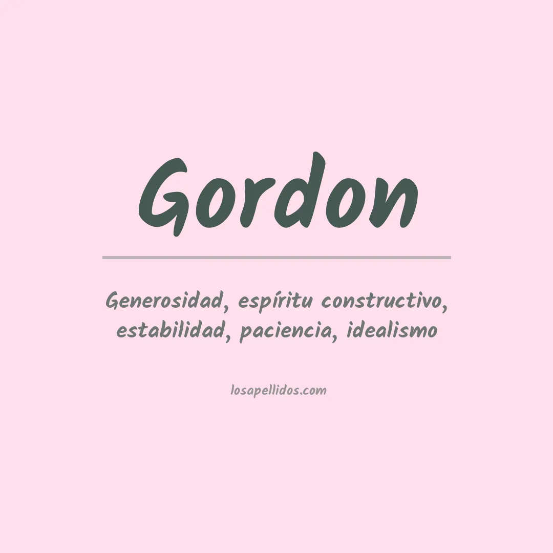 Apellido Gordon