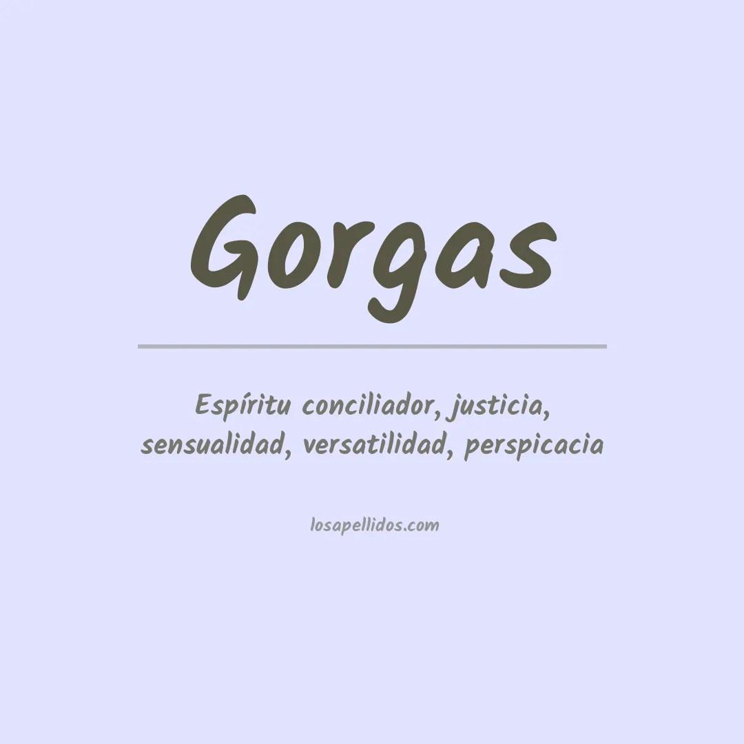 Apellido Gorgas