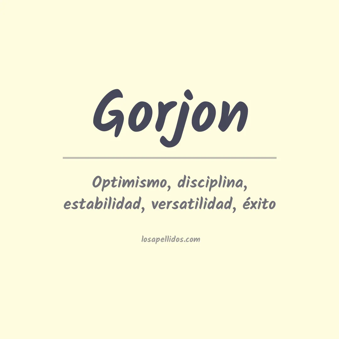 Apellido Gorjon