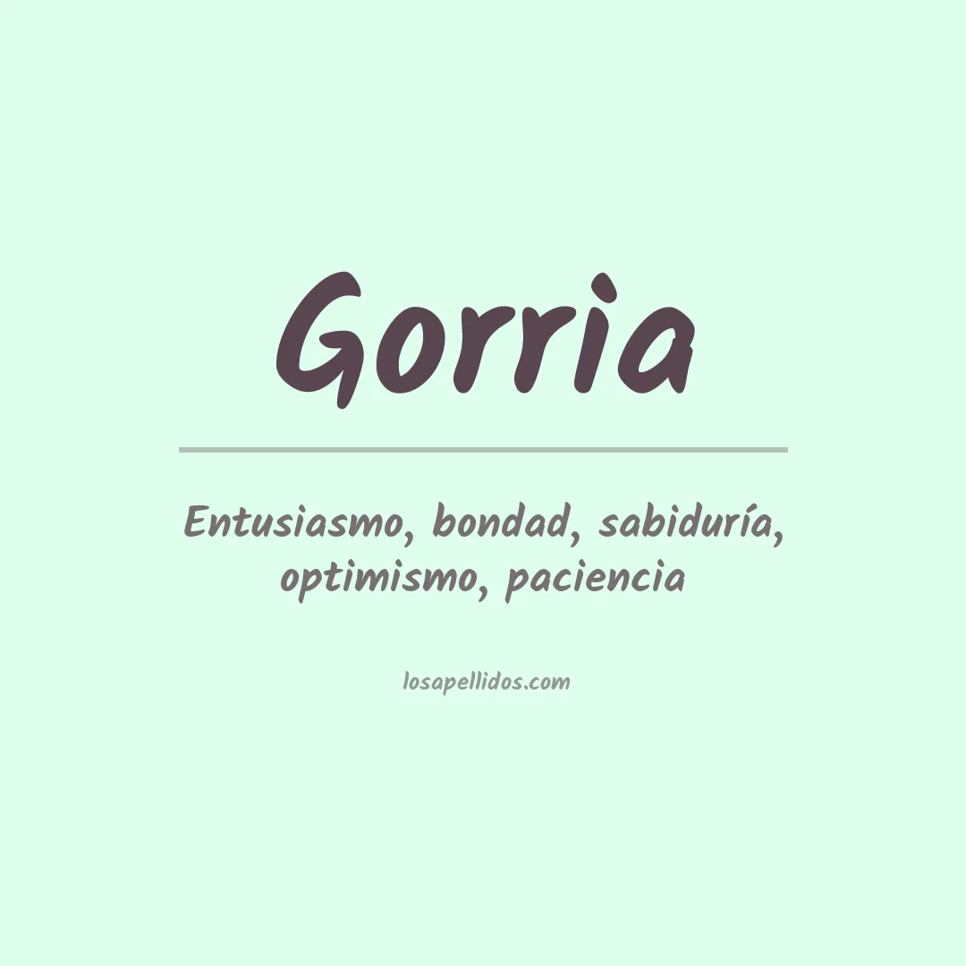 Apellido Gorria