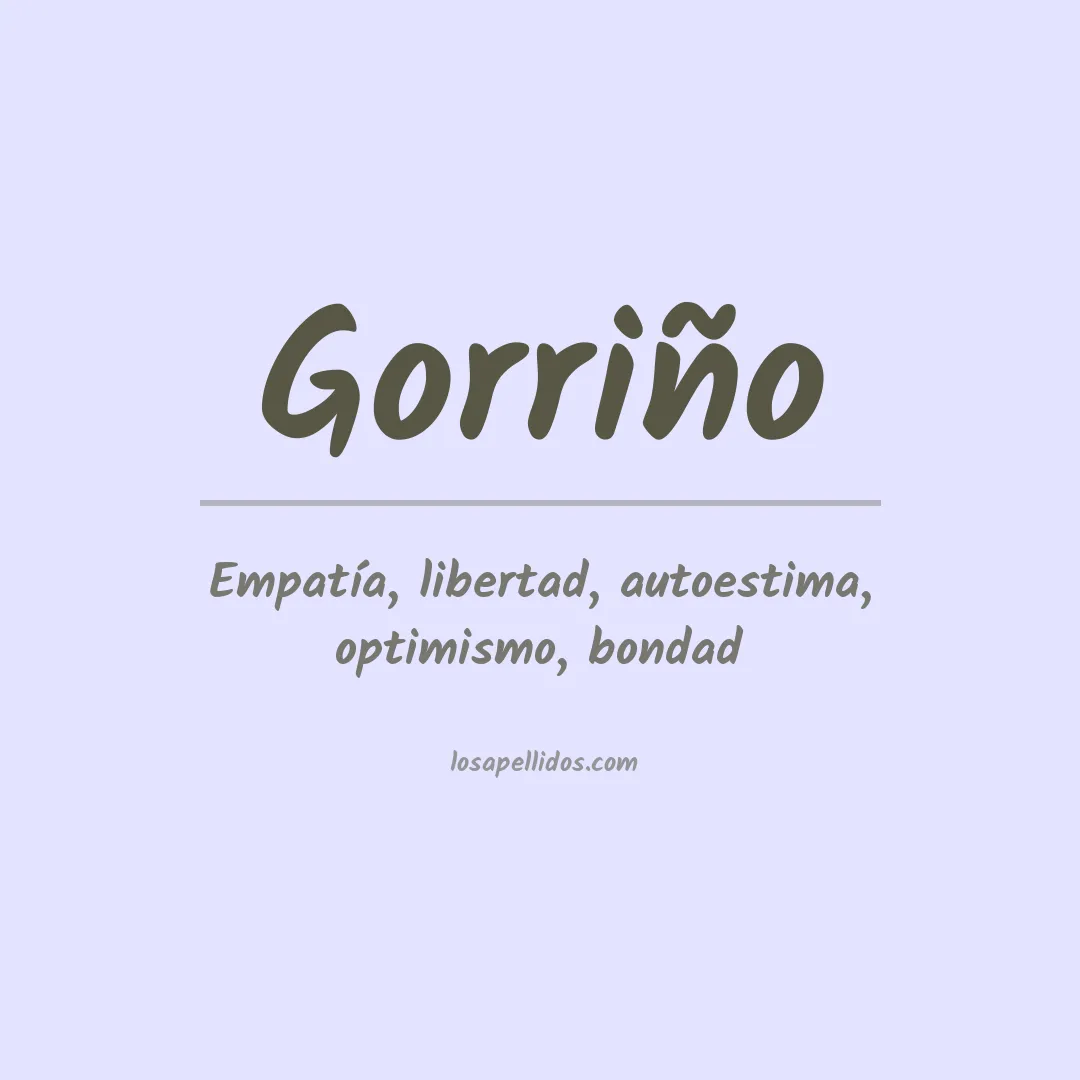Apellido Gorriño