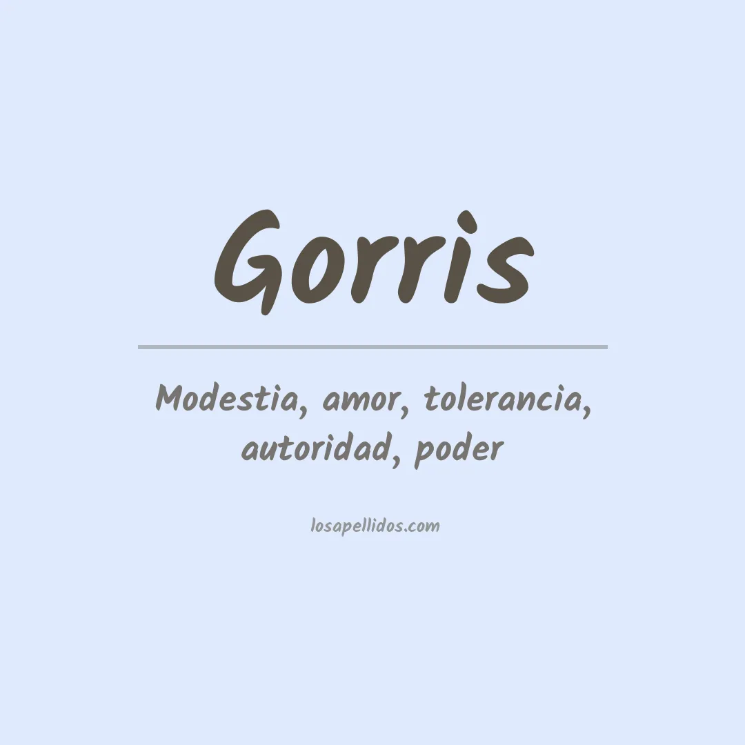 Apellido Gorris