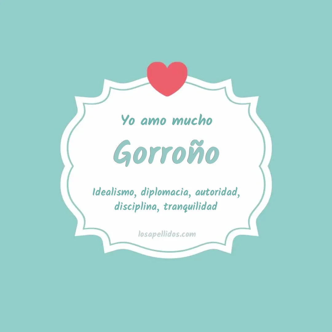 Yo amo mucho Gorroño