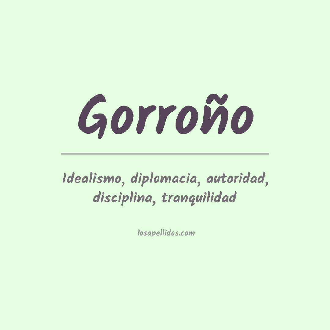 Apellido Gorroño