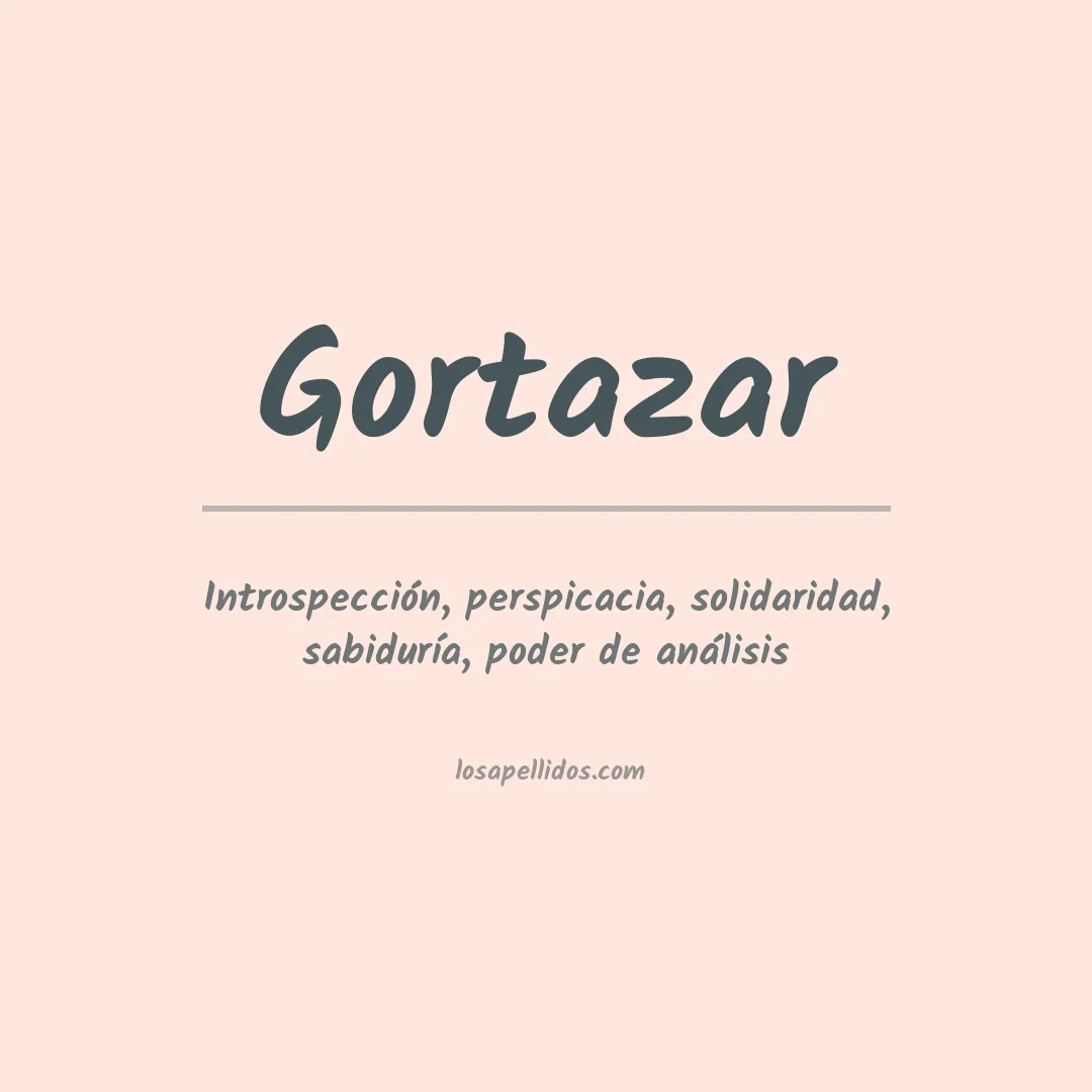 Apellido Gortazar