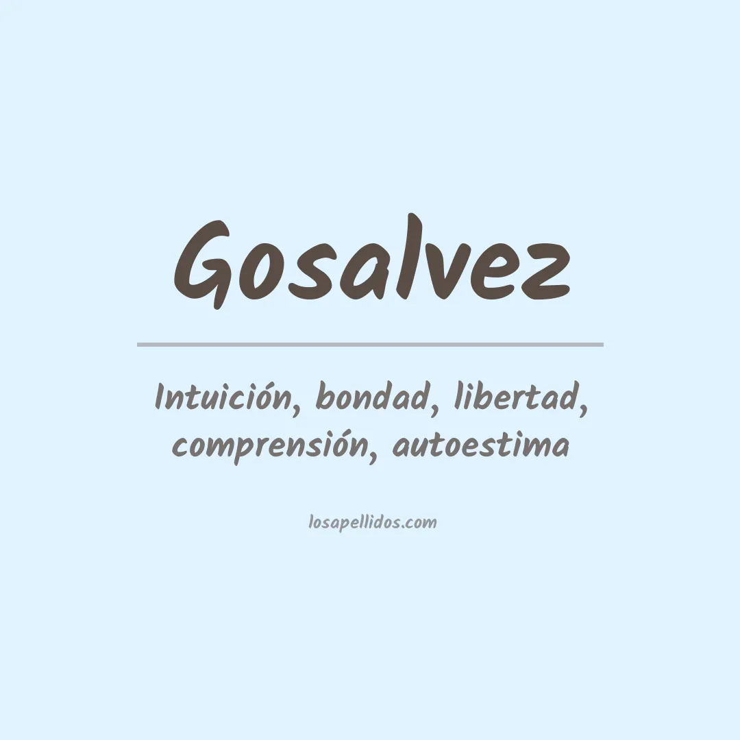 Apellido Gosalvez