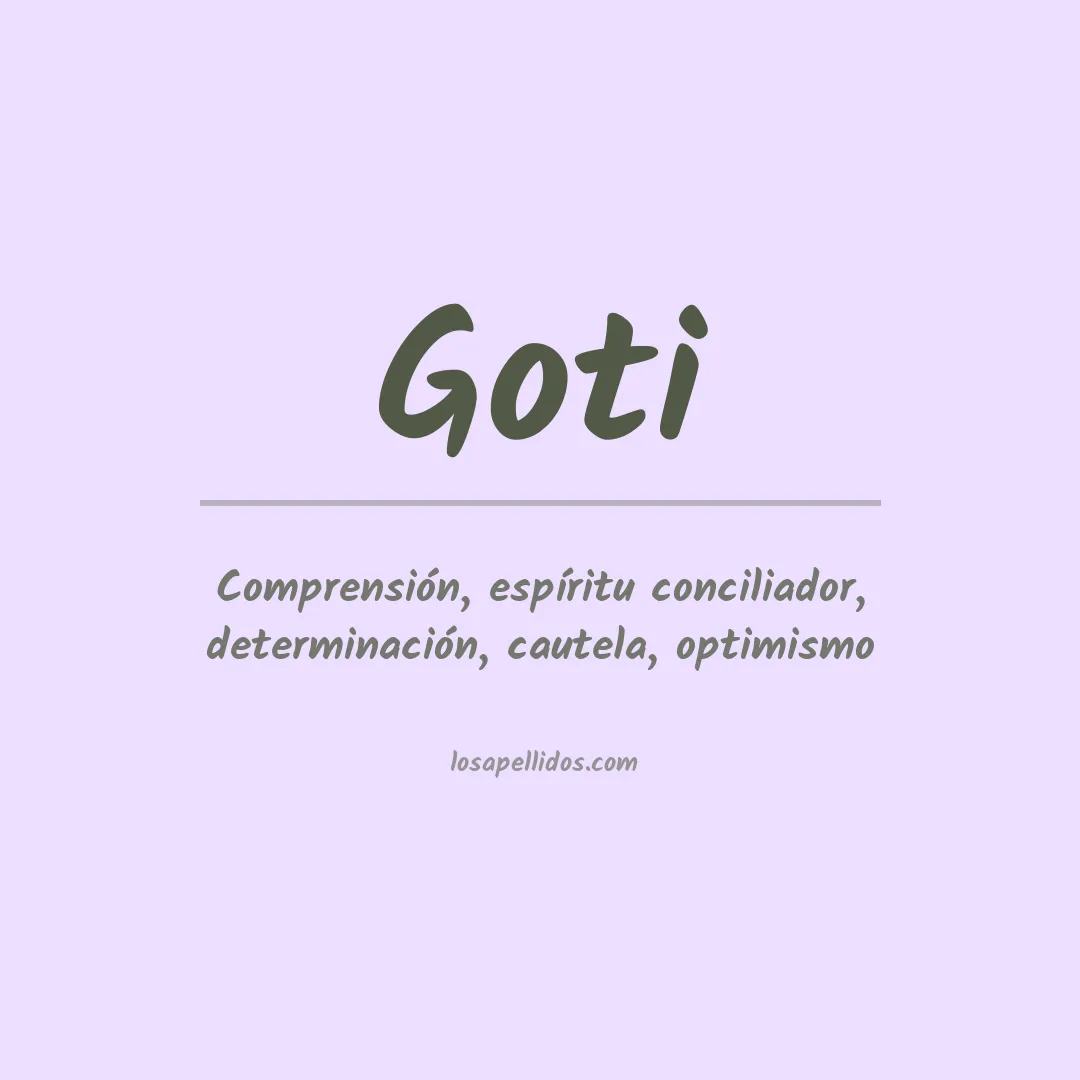 Apellido Goti