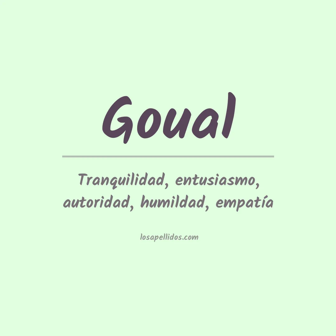 Apellido Goual