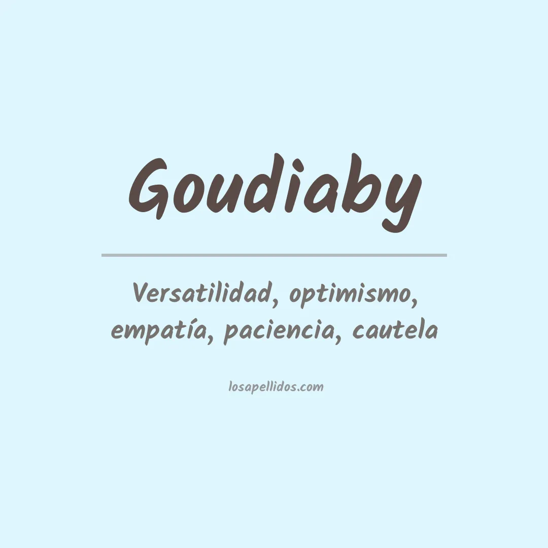 Apellido Goudiaby
