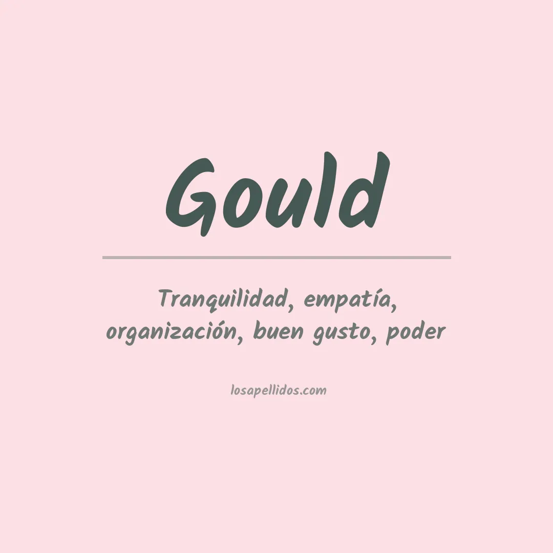 Apellido Gould