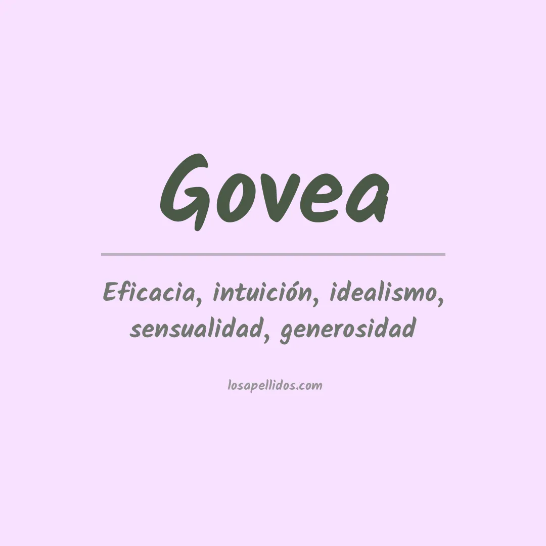 Apellido Govea
