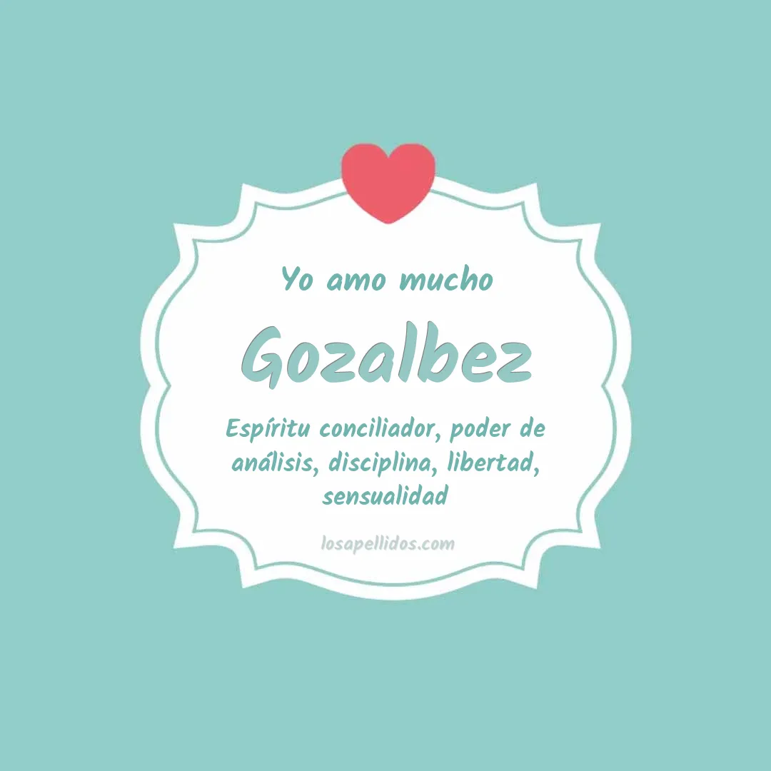 Yo amo mucho Gozalbez