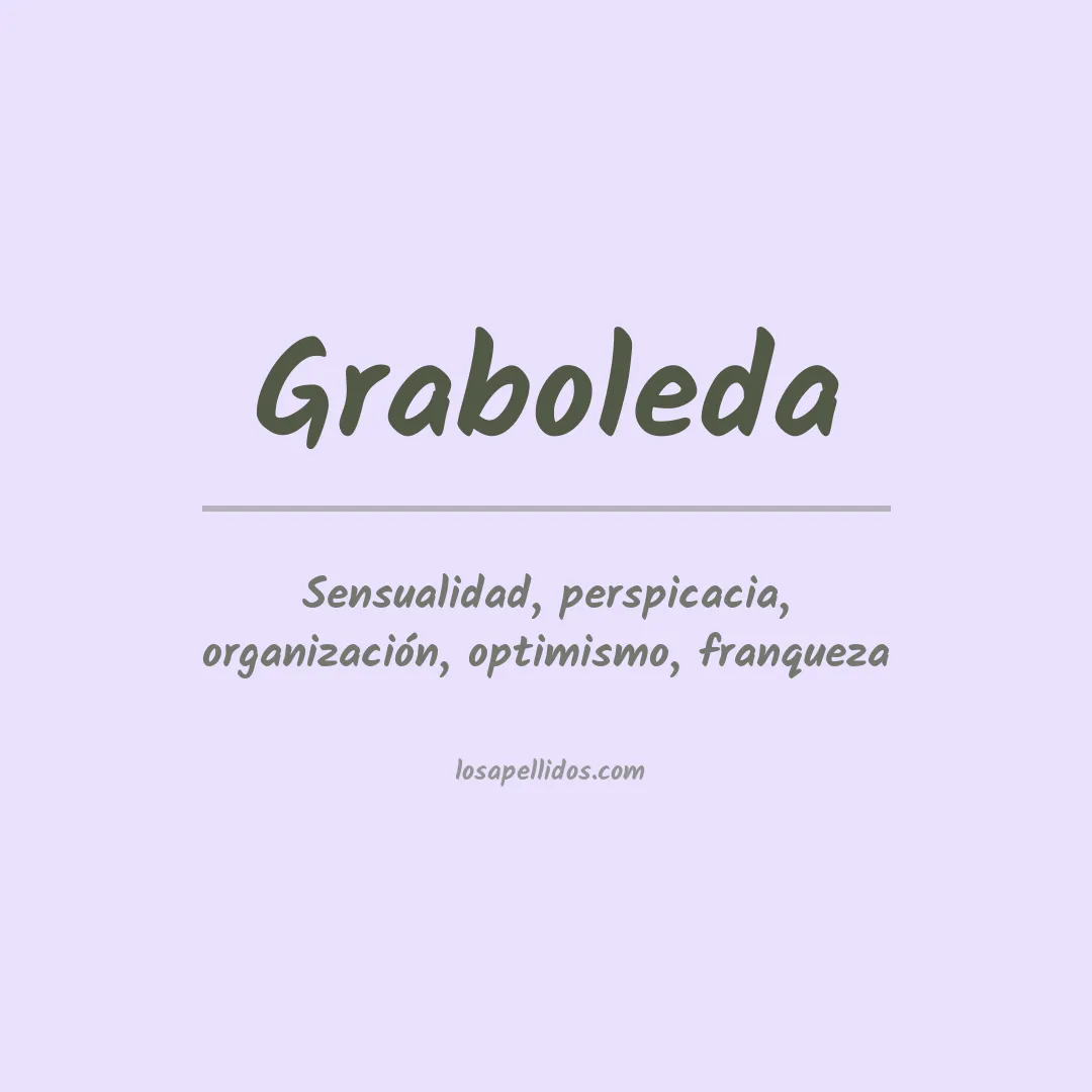 Significado del Apellido Graboleda