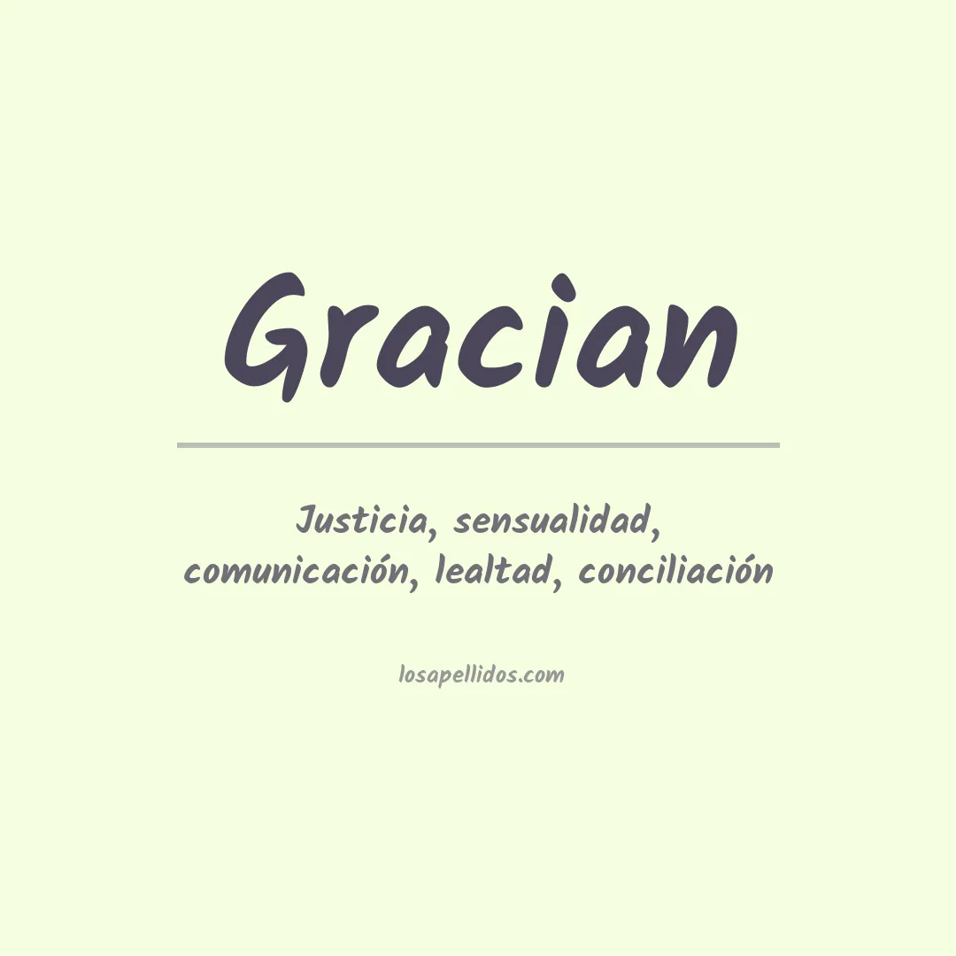 Apellido Gracián