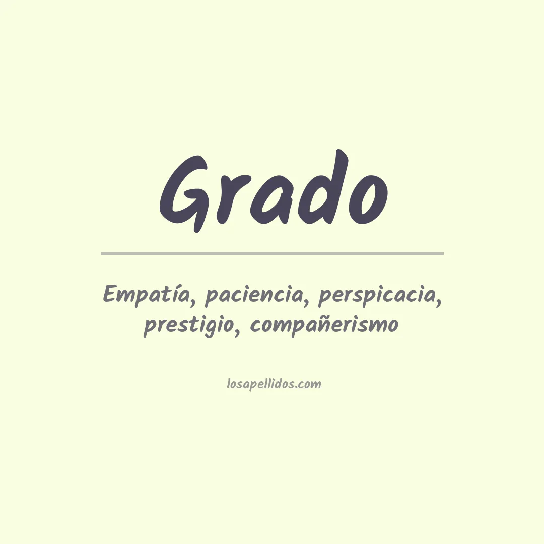 Apellido Grado