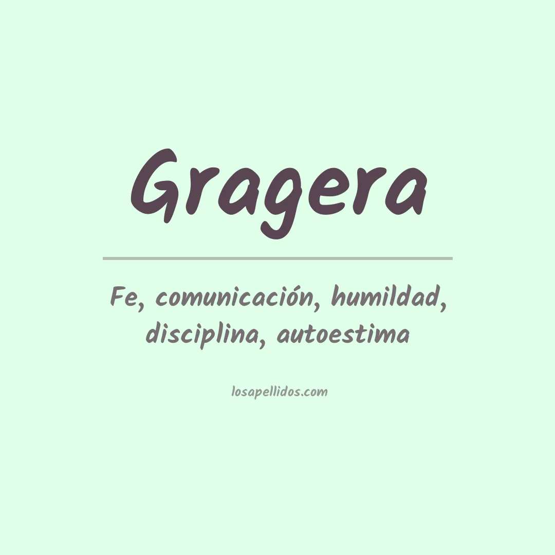Apellido Gragera