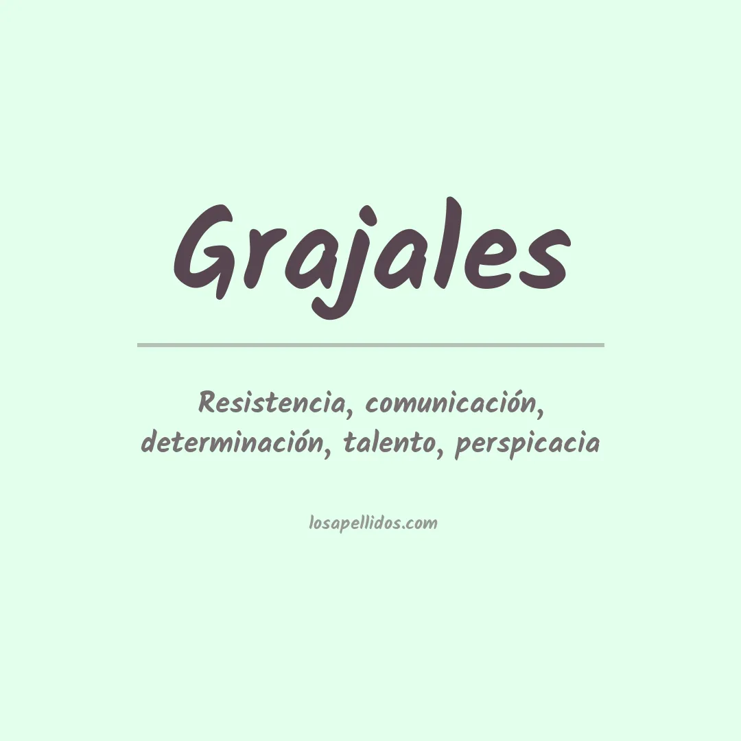 Apellido Grajales