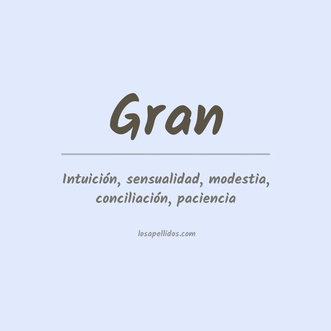 Apellido Gran