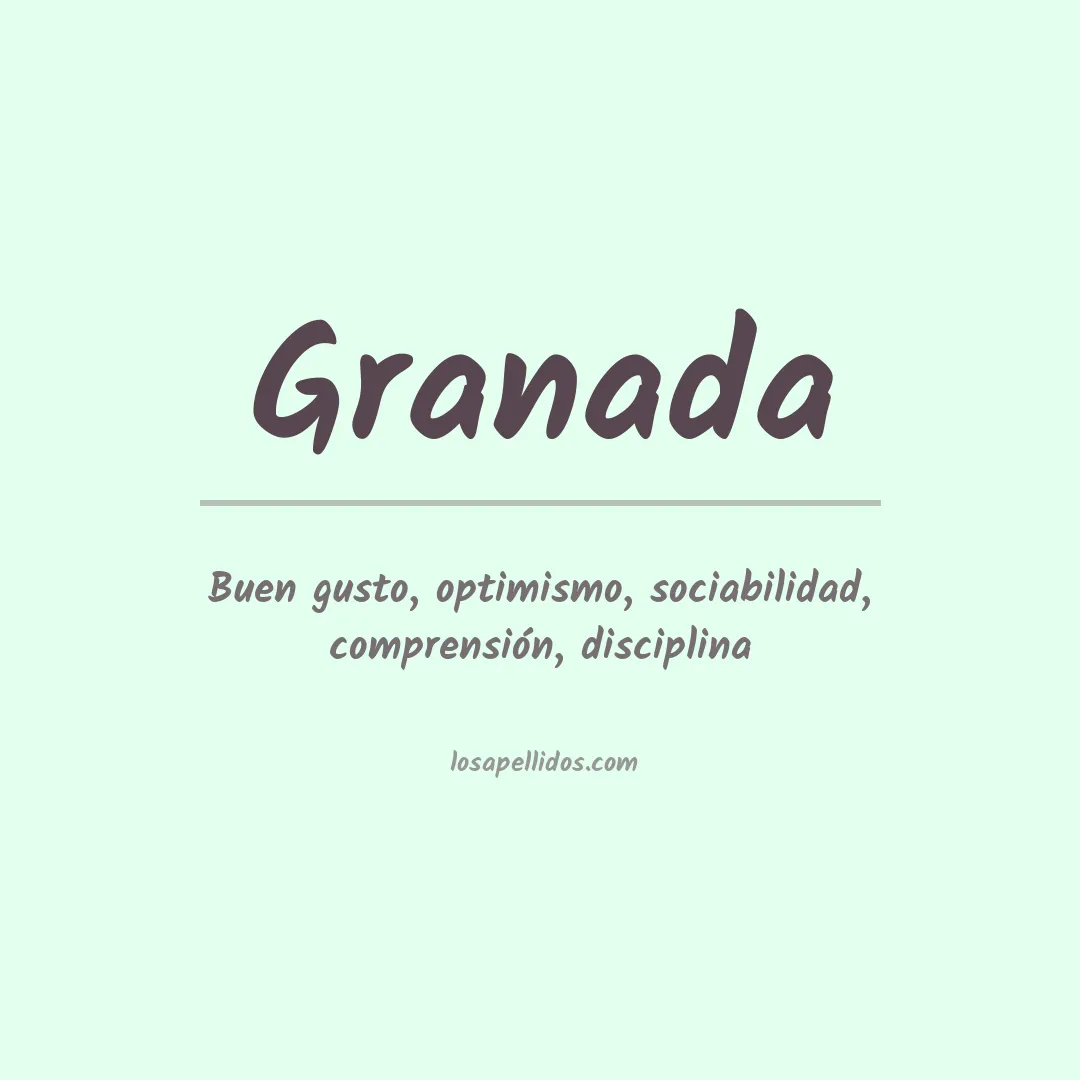 Apellido Granada