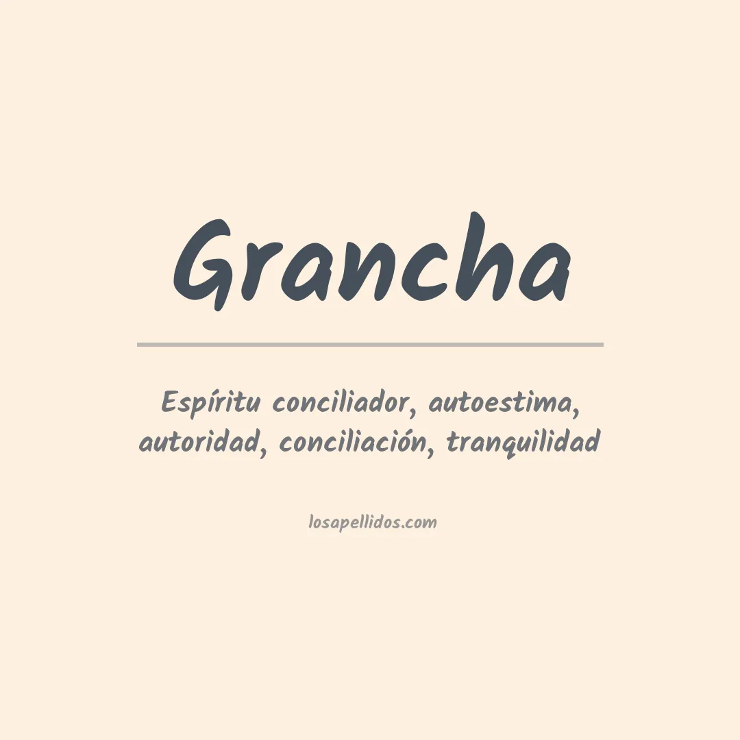 Apellido Grancha