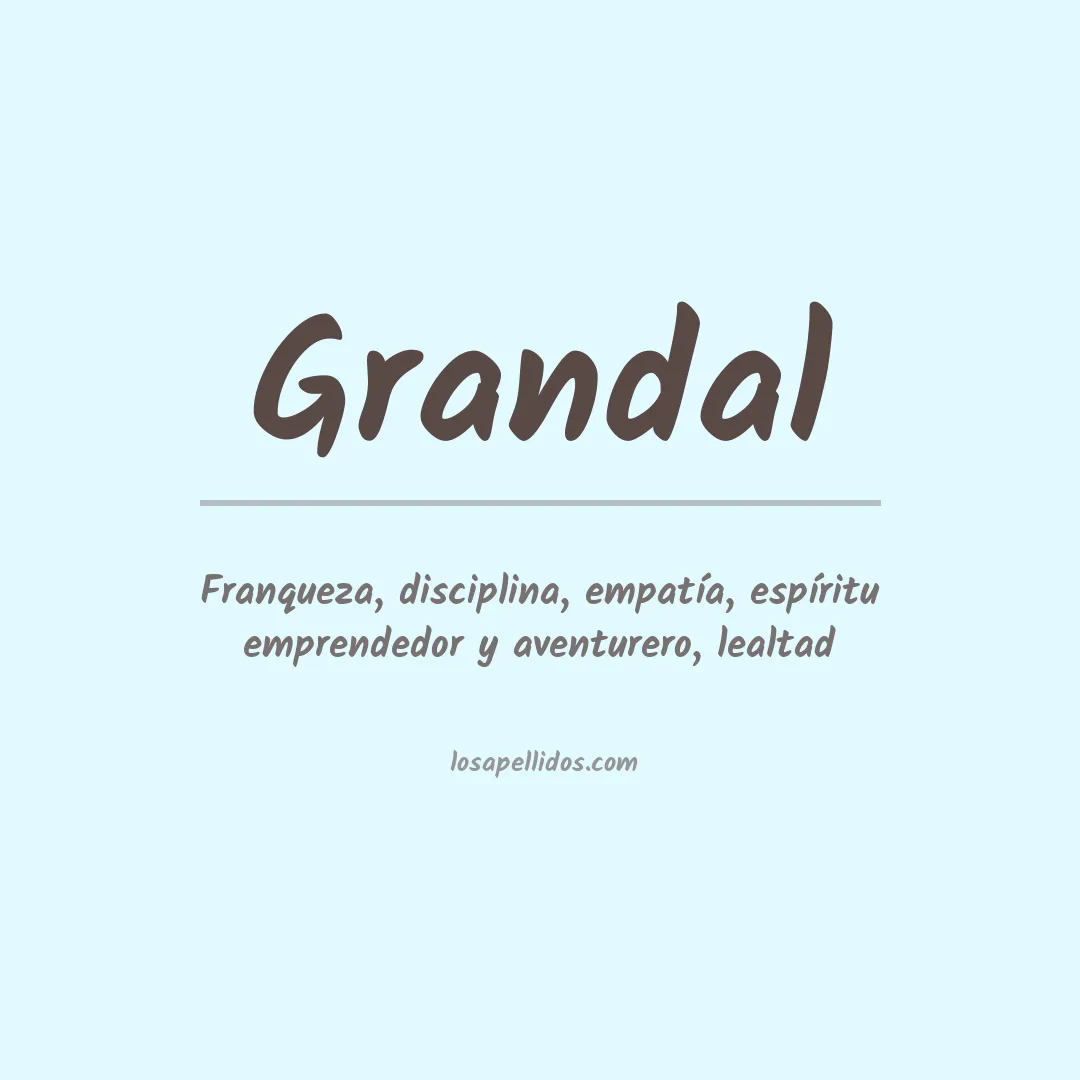 Apellido Grandal