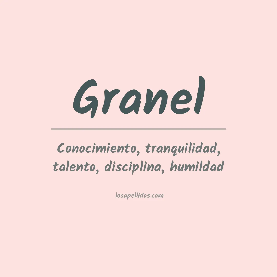 Apellido Granel