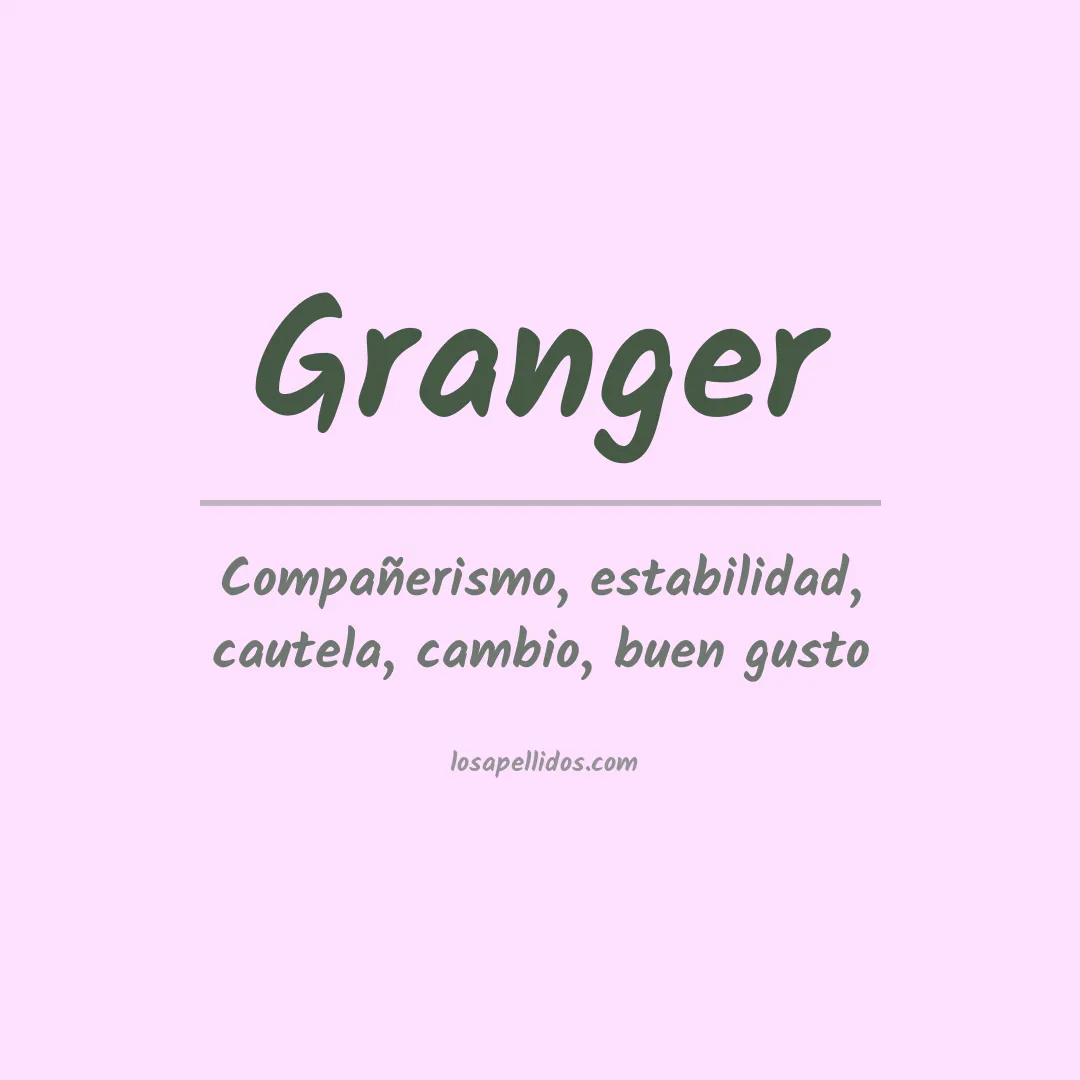 Apellido Granger