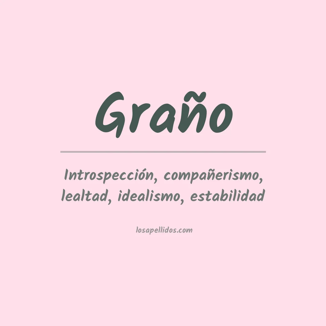 Apellido Graño