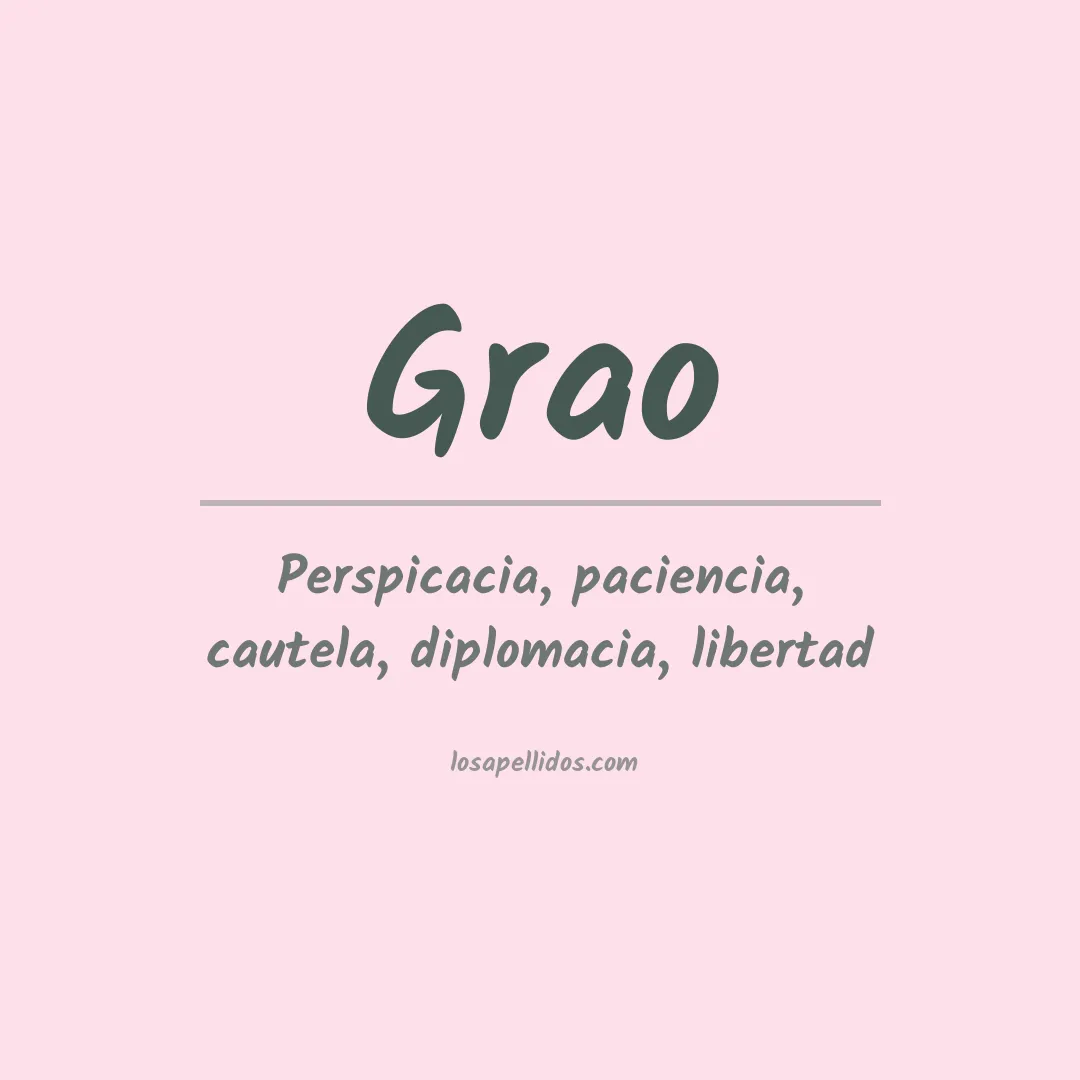 Apellido Grao