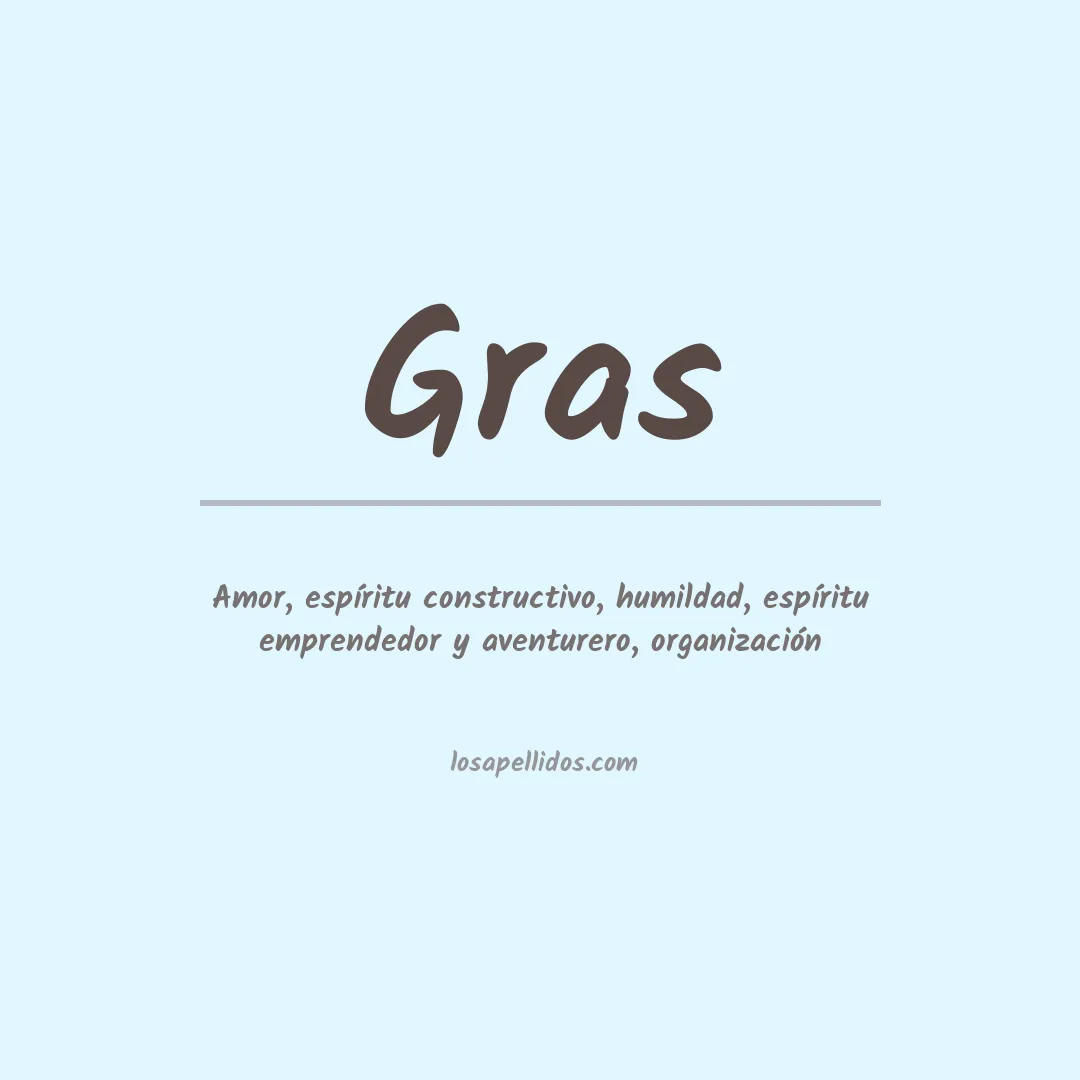 Apellido Gras