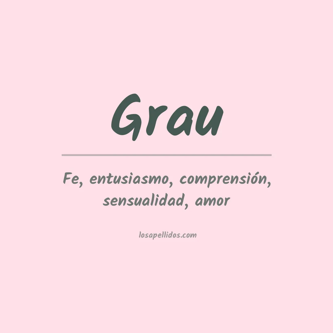 Apellido Grau