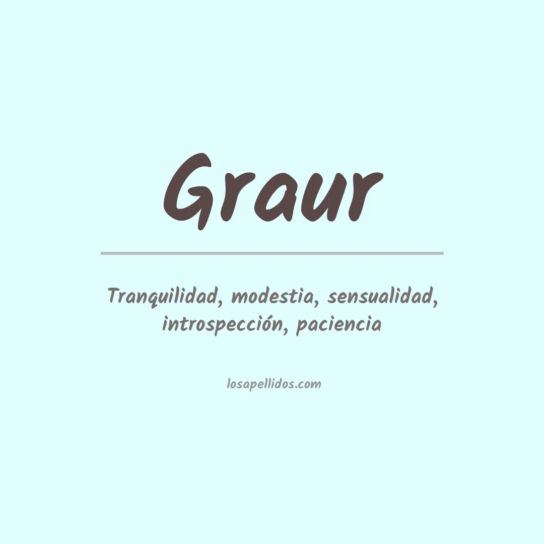 Apellido Graur